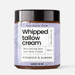 Southern Glow Pistachio and Almond Whipped Tallow Cream.
