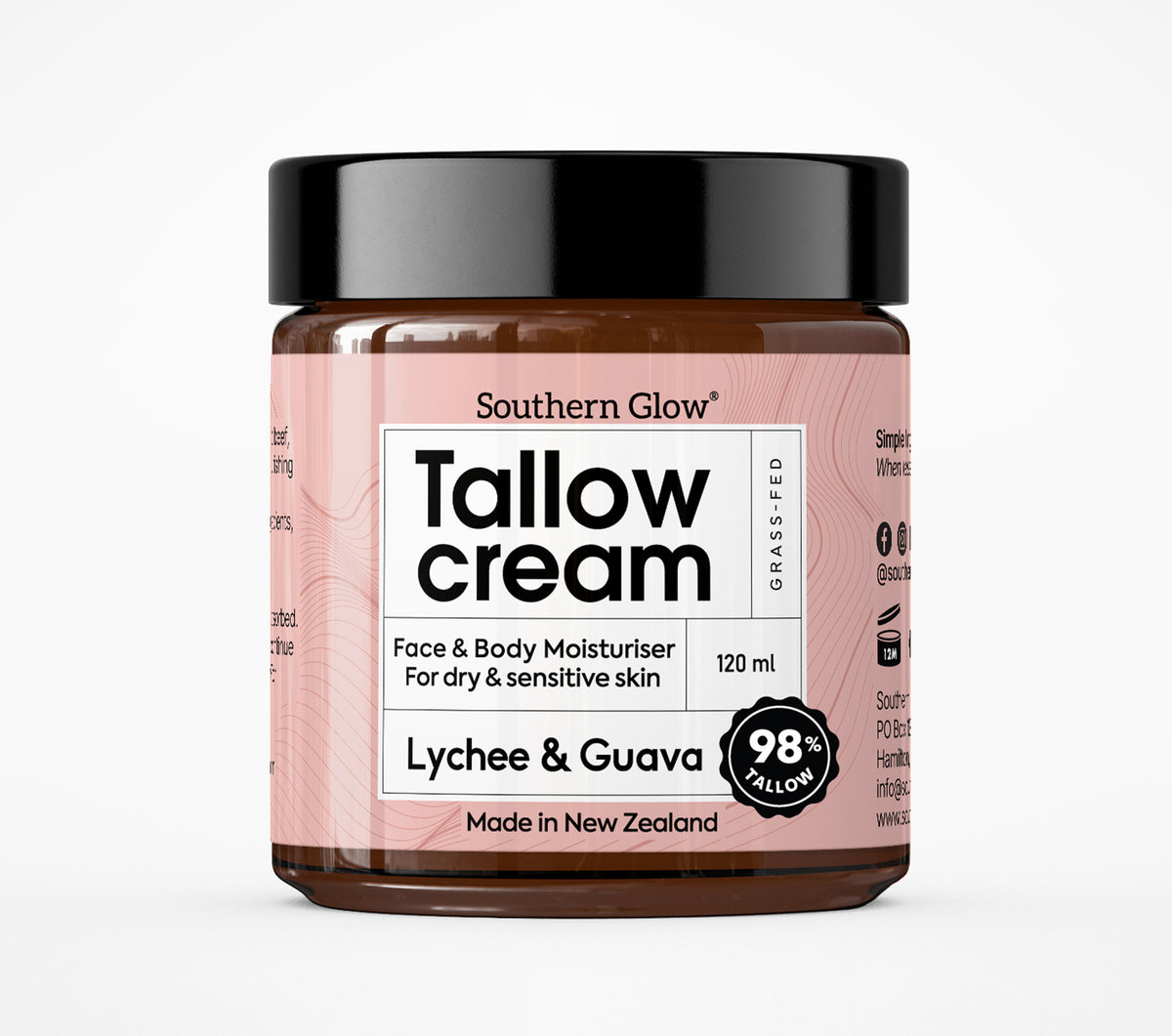 Lychee & Guava Tallow Cream – 120 ml