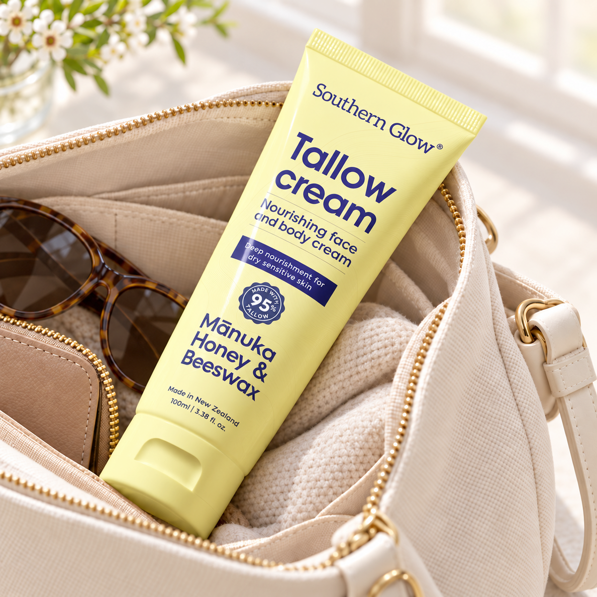 Manuka Honey & Beeswax Tallow Cream Tube