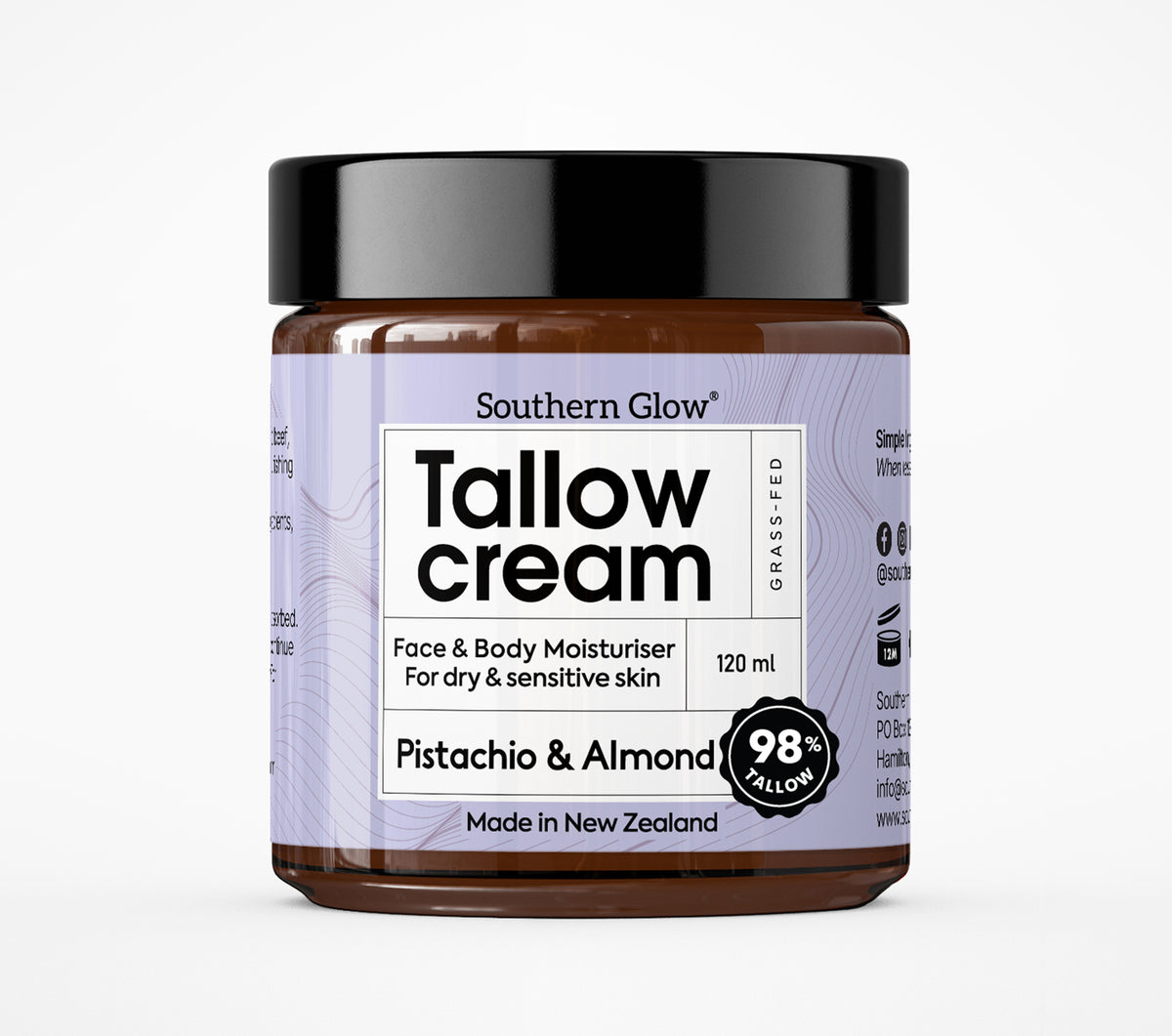 Pistachio & Almond Tallow Cream - 120ml