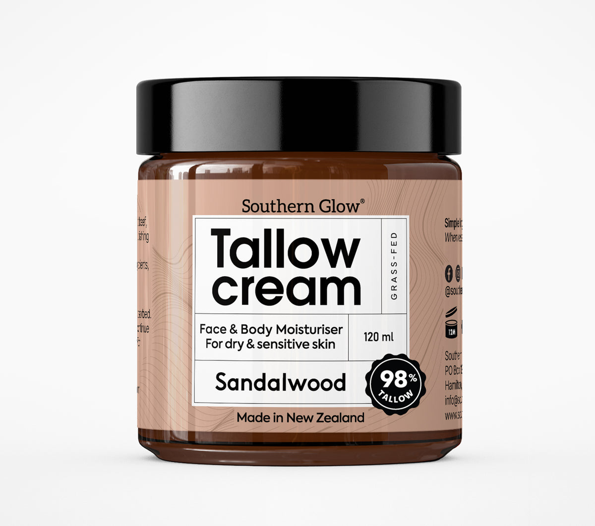 Sandalwood Tallow Cream - 120ml