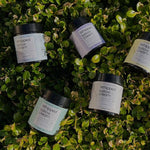 Southern Glow Jars on Grass Background